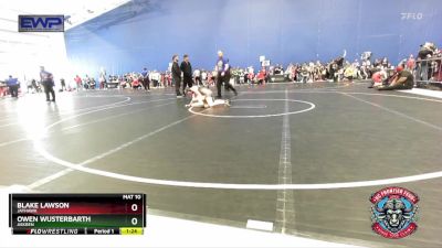 96 lbs Champ. Round 1 - Blake Lawson, Jayhawk vs Owen Wusterbarth, Askren