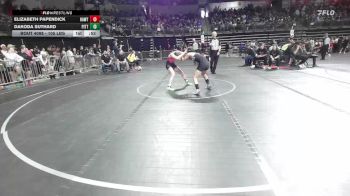 105 lbs Quarterfinal - Elizabeth Papendick, Hawthorne vs Dakoda Suthard, Pittsgrove Wrestling Association