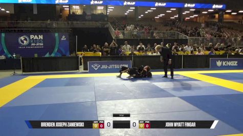 John Wyatt Fingar vs Brenden Joseph Zaniewski 2025 Pan Kids Jiu-Jitsu IBJJF Championship