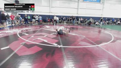 C-114 lbs Consi Of 32 #2 - Remington Waldron, IN vs Henry Baker, MO