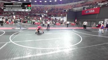 125 lbs Semifinal - Bentley Goodenough, Wisconsin Rapids vs Abraham Navarrete, Cuba City Wrestling