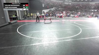 90 lbs Quarterfinal - John Jachthuber, Princeton Wrestling Club vs William Maciejewski, Oconto Falls/Abrams Youth Wrestling