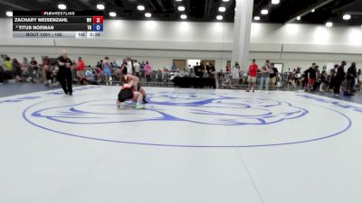 165 lbs Champ. Round 2 - Zachary Meisenzahl, WV vs Titus Norman, TN
