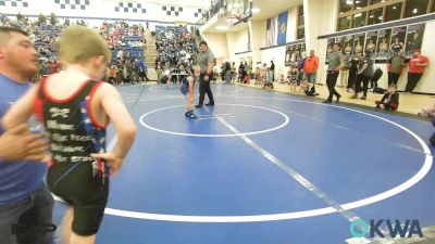 55 lbs Rr Rnd 1 - Tucker Korb, Vinita Kids Wrestling vs Finn Adams, Miami Takedown Club