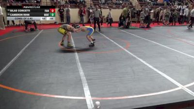 105_B lbs Consi Of 8 #2 - Silas Corcetti, Franklin Regional vs Cameron Rihn, Montour