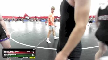 126 lbs Round 3 (6 Team) - Gavin Zellner, Denmark vs Jack Akkerman, Wisconsin Rapids