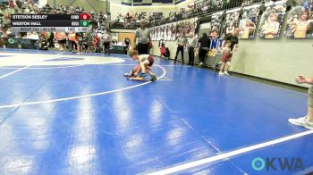 46 lbs Consolation - Stetson Seeley, Cowboy Wrestling Club vs Weston Hall, Rough Riders