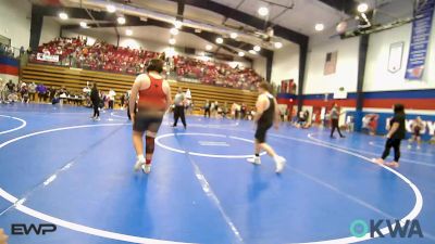 195 lbs Rr Rnd 2 - Kayden Swanson, Barnsdall Youth Wrestling vs Gabriel Bowman, Skiatook Youth Wrestling