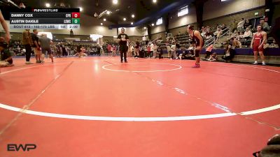 165-175 lbs Rr Rnd 2 - Danny Cox, Panther Youth Wrestling vs Austin Daigle, Lafayette Scrappers