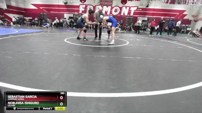 150 lbs Champ. Round 1 - Nobuhisa Ishiguro, Leland vs Sebastian Garcia, Junipero Serra