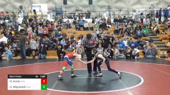 60 lbs Semifinal - Kane Kuntz, Toronto vs Dominic Mignanelli, Seneca Valley