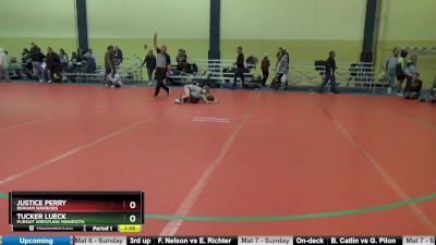 80 lbs Round 5 - Justice Perry, Braham Warriors vs Tucker Lueck, Pursuit Wrestling Minnesota