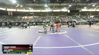 126 lbs Champ. Round 1 - Avik Cacho, Four Rivers vs Teague Jensen, Madison