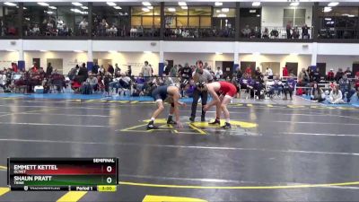 125 lbs Semifinal - Emmett Kettel, Olivet vs Shaun Pratt, Trine