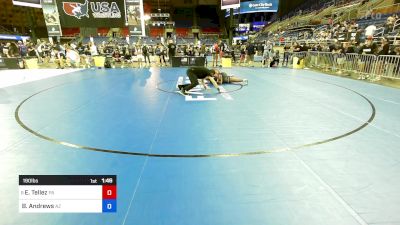 190 lbs Cons 8 #1 - Esmeralda Tellez, PA vs Braya Andrews, AZ