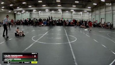 76 lbs Round 2 (8 Team) - Anthony Messina, Buxton vs Caleb Tsikerdanos, Warhawks Wrestling