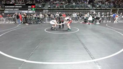 144 lbs Quarterfinal - Alexander Urbano, Audubon vs Jonathan Lundy, West Deptford