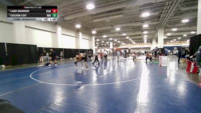 138 lbs Cons. Quarters - Lane Monroe, Utah vs Colton Coy, Idaho