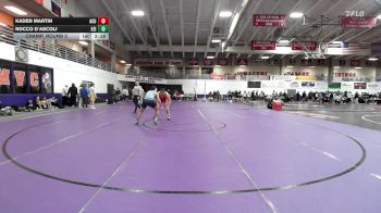 184 lbs Champ. Round 2 - Kaden Martin, Arizona Christian University vs Rocco D`ascoli, Keiser University