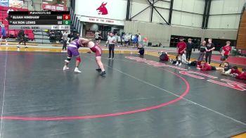 285 lbs Cons. Semi - Elijah Hinshaw, Indianapolis vs Ka`Ron Lewis, Ozarks