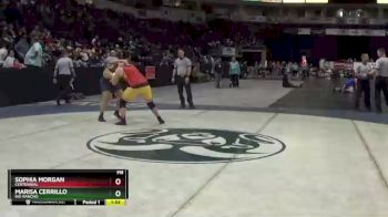 Girls 185 lbs Quarterfinal - Sophia Morgan, Centennial vs Marisa Cerrillo, Rio Rancho