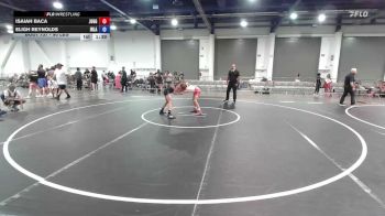 90 lbs 3rd Place - Isaiah Baca, Juggernaut WC vs Eligh Reynolds, Inland Elite WC