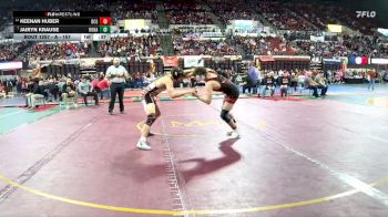 A - 157 lbs Cons. Round 2 - Jairyn Krause, Ronan vs Keenan Huber, Dawson County