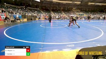 110 lbs Consi Of 8 #1 - Kortney Akpan, RSA RedStorm vs Tommy Geldes, The Best Wrestler