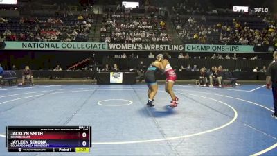 191 lbs Champ. Round 1 - Jacklyn Smith, Sacred Heart vs Jayleen Sekona, Colorado Mesa University