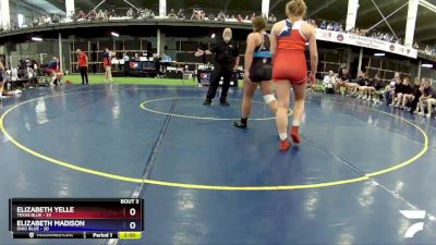 170 lbs Round 1 (8 Team) - Elizabeth Yelle, Texas Blue vs Elizabeth Madison, Ohio Blue