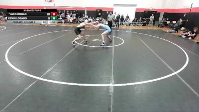 144 lbs Champ. Round 2 - Jack Hogan, Chicago (ST. RITA) vs Kevin Lozano, Joliet (WEST)