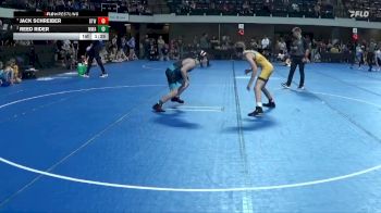 110 lbs Quarterfinal - Reed Rider, Moen Wrestling Academy vs Jack Schreiber, BTWC