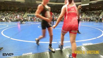 82 lbs Quarterfinal - Kayden Fraser, Roundtree Wrestling Academy vs Kori Nader, Rising Kingz