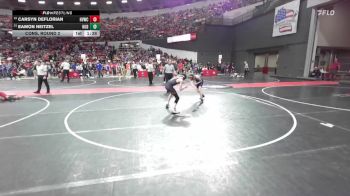 110 lbs Cons. Round 2 - Eamon Neitzel, Hudson vs Carsyn DeFlorian, Holmen Viking Wrestling Club