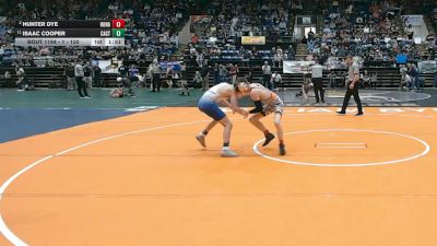 1 - 120 lbs Semifinal - Isaac Cooper, Castlewood vs Hunter Dye, Honaker