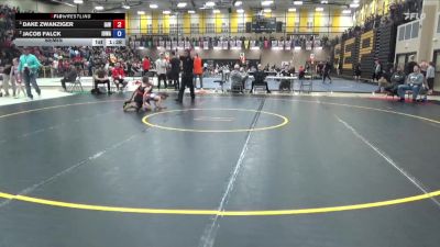 63 lbs Semis - Dake Zwanziger, Immortal Athletics WC vs Jacob Falck, Iowa