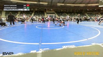 96 lbs Consolation - Rocco Cartalino, Choose Hard Wrestling Academy vs Jackson Beckley, Team Tulsa Wrestling Club