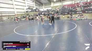 117 lbs 5th Place Match - Sylas Lucas, CA vs Innokentiy Deev, CA