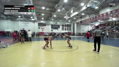 126 lbs Cons. Round 2 - Israel Morales, Pounders WC vs Michael De Rosas, Savanna