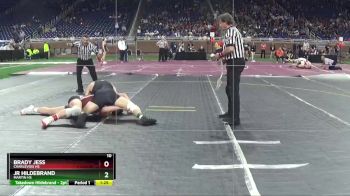 D4-175 lbs Semifinal - Brady Jess, Charlevoix HS vs JR Hildebrand, Martin HS