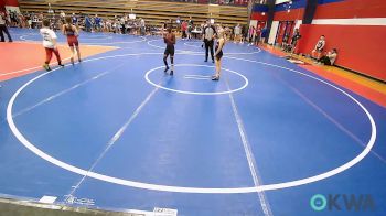 85 lbs Consi Of 4 - Cheyenne Miller, Heat vs JJ Ruesch, Owasso Takedown Club