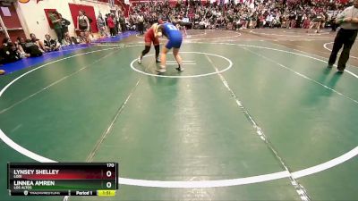 170 lbs Champ. Round 1 - Lynsey Shelley, Lodi vs Linnea Amren, Los Altos