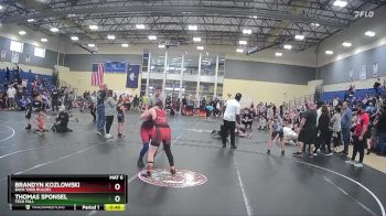 105/108 Round 3 - Brandyn Kozlowski, Back Yard Bullies vs Thomas Sponsel, Tech Fall