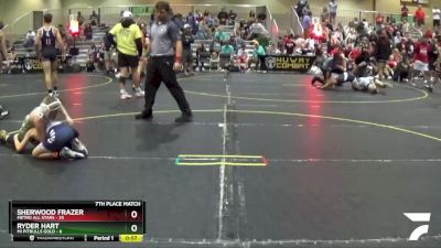 92 lbs Finals (8 Team) - Ryder Hart, Mi Pitbulls Gold vs Sherwood Frazer, Metro All Stars