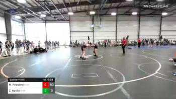 120 lbs Quarterfinal - Max Firestine, Revival Orange vs Zack Aquila, Ohio Rampage