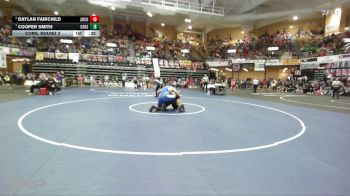 285 lbs Cons. Round 2 - Cooper Smith, Cherryvale HS vs Daylan Fairchild, Atwood-Rawlins County HS