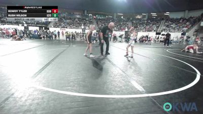 46 lbs Round Of 16 - Rowdy Tyler, Berryhill Wrestling Club vs Rush Wilson, Keystone Kids Wrestling Club