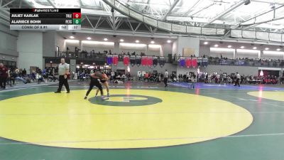 165 lbs Consi Of 8 #1 - Juliet Karlak, Terryville vs Alariece Bohn, Platt Tech*