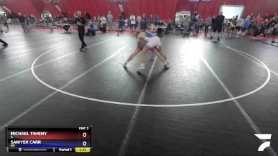 170 lbs Cons. Round 3 - Michael Taheny, IL vs Sawyer Carr, ND