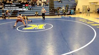 138 lbs Quarterfinal - Bentley Tilden, Norfolk vs Dayven Mosbacker, Omaha Bryan